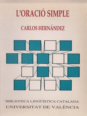 cover image of L'oració simple